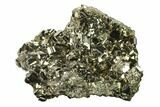 Gleaming Pyrite Crystal Cluster - Peru #138133-1